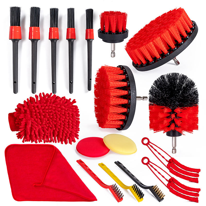 18 Pcs Car Detailing Brush Set